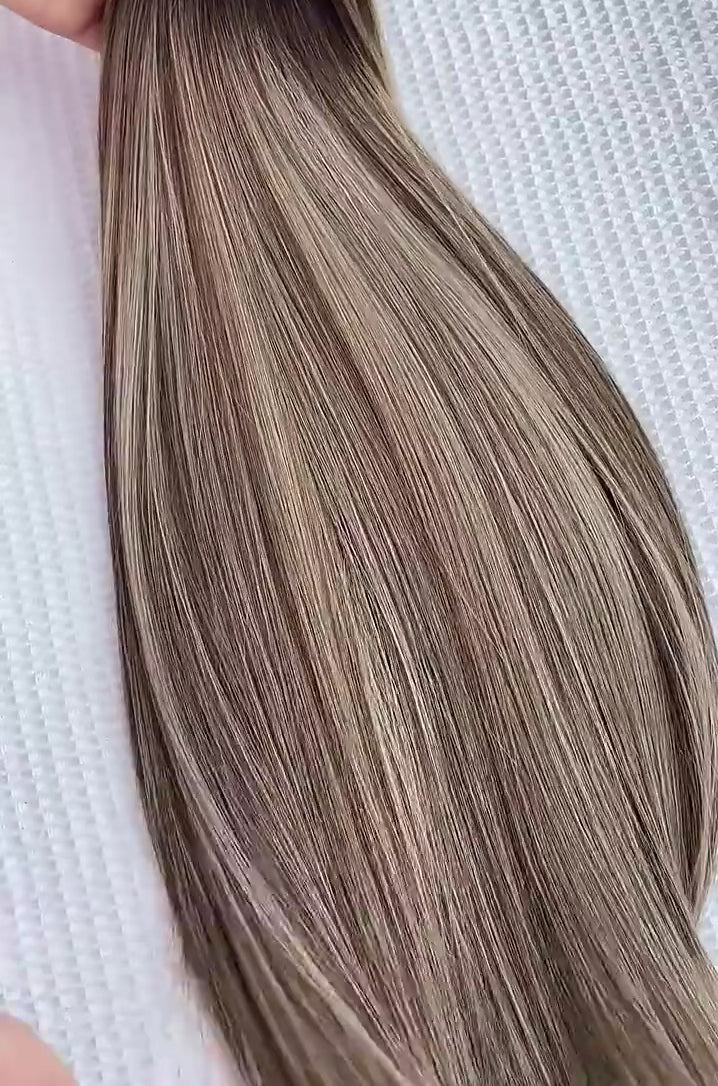 Frosted Champagne — Injected Tape-In — 14 in | 50g